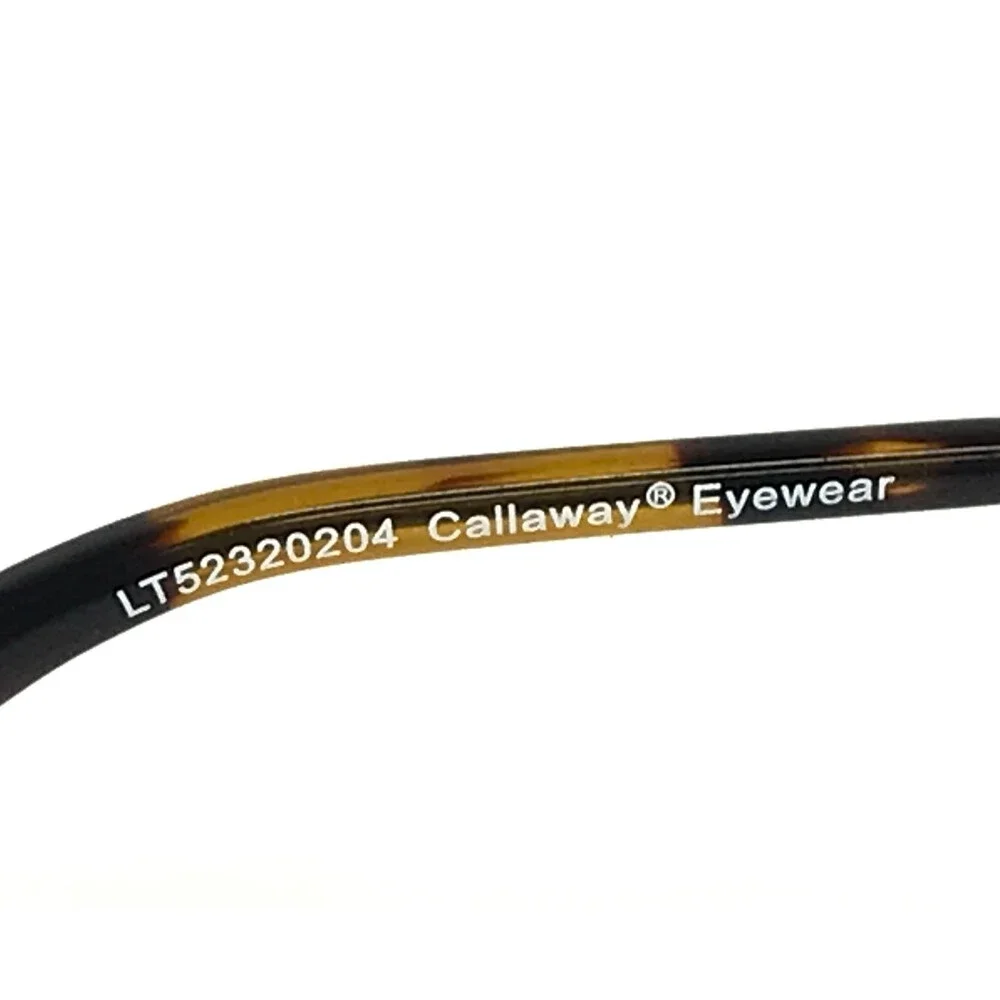 Callaway Eyeglasses Frames Beuerberg TMM BLK Black Rectangle Half Rim 59-19-150